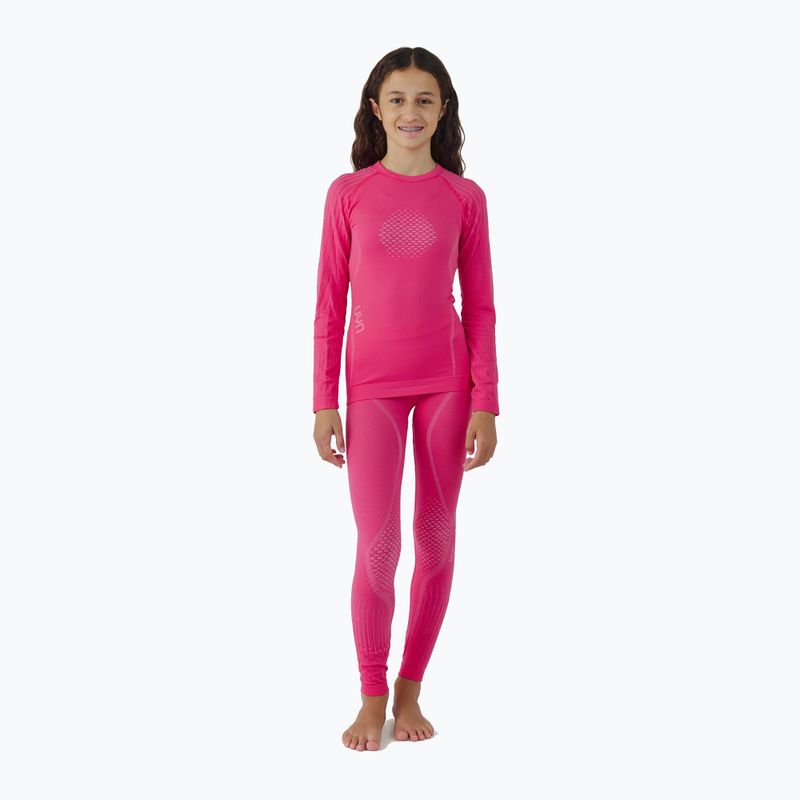 Gyerek thermo fehérnemű szett UYN Junior Visyon 2.0 sweet pink