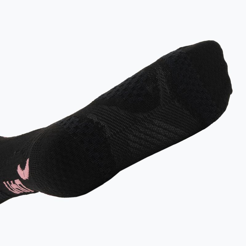 Női sízokni UYN Ski One Pure Snow black/pink 3