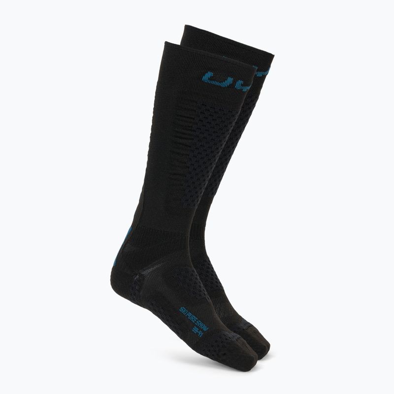 Férfi sízokni UYN One Pure Snow fekete/kék
