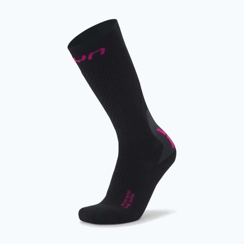Női sízokni UYN Ski One Alpine Merino black/pink 5