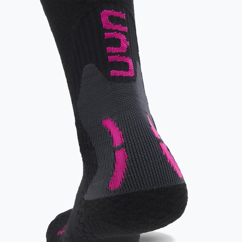 Női sízokni UYN Ski One Alpine Merino black/pink 7