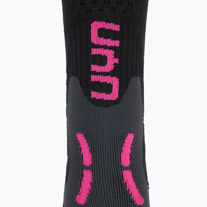 Női sízokni UYN Ski One Alpine Merino black/pink 3