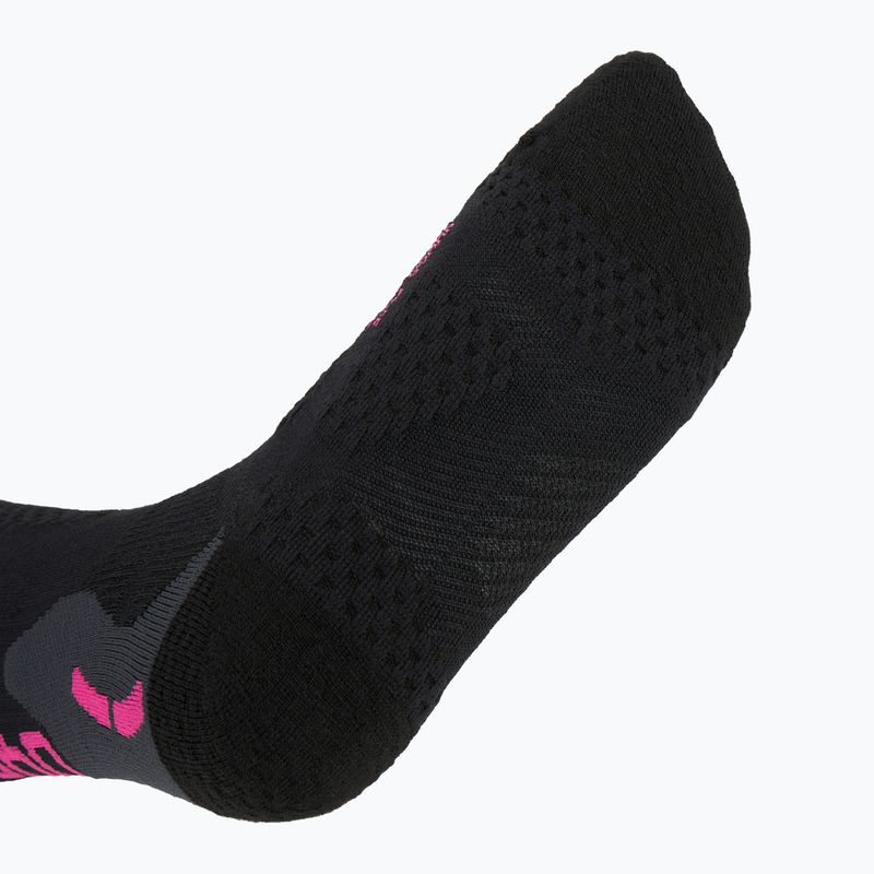 Női sízokni UYN Ski One Alpine Merino black/pink 4