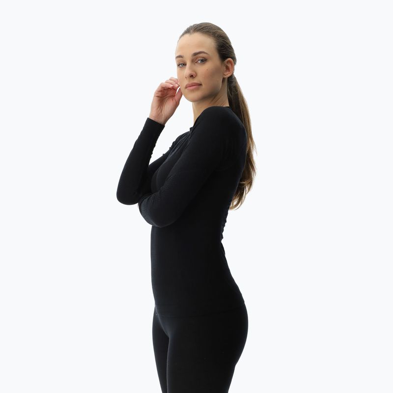 Női Termoaktiv pulóver UYN Fusyon Biotech np black 4