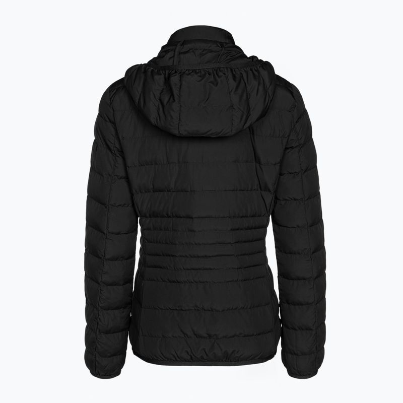 Női dzseki EA7 Emporio Armani Train Core Lady Eco Down Hoodie black/logo light gold 2