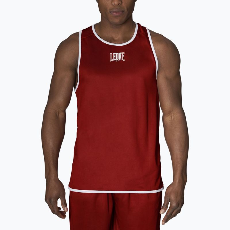 Férfi kétoldalas tank top Leone Double Face Boxing Singlet kék/vörös AB214 4