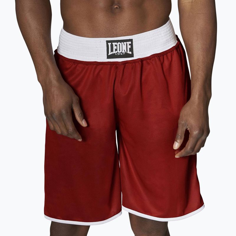 Leone Double Face Boxing férfi fordítható rövidnadrág kék/piros AB215 4