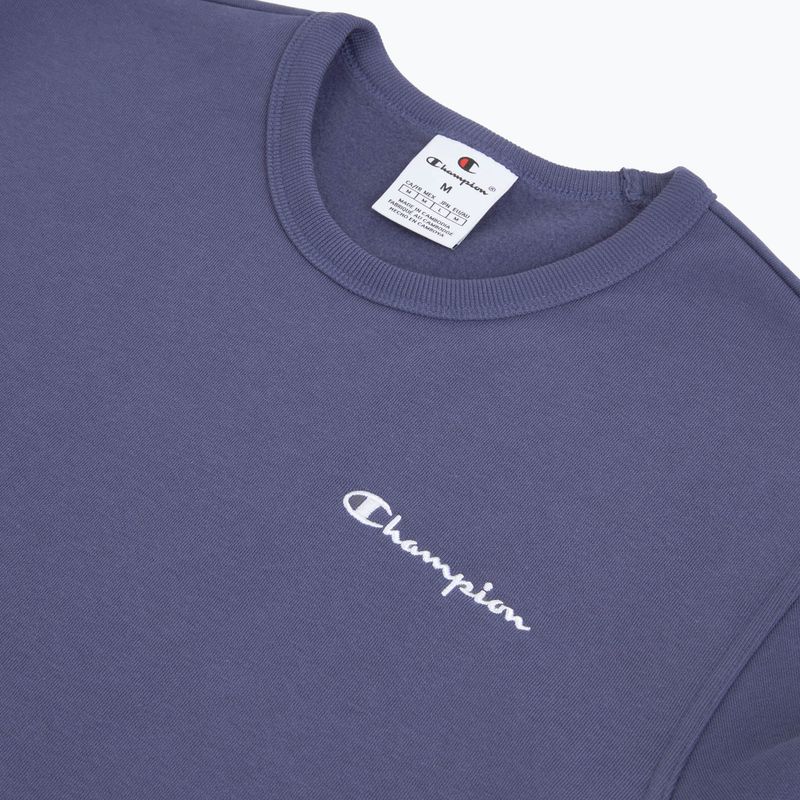 Férfi pulóver Champion 221792 Crewneck Sweatshirt blue 3