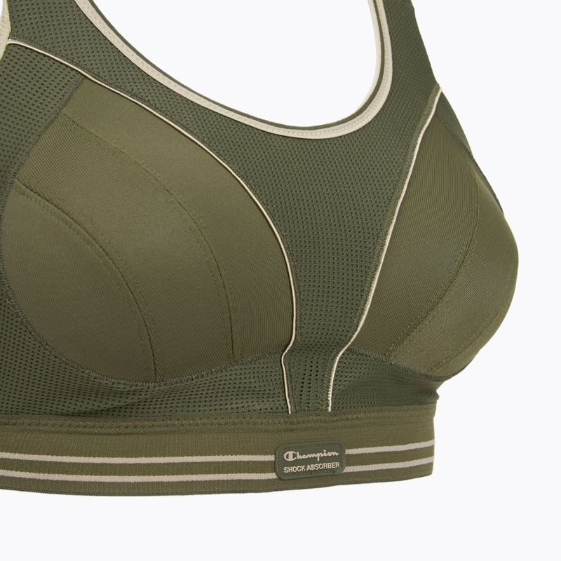 Sportmelltartó Shock Absorber Ultimate Run Bra khaki 3