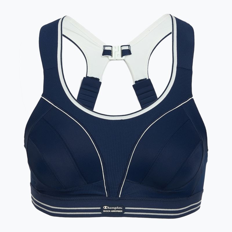 Sportmelltartó Shock Absorber Ultimate Run Bra deep navy blue