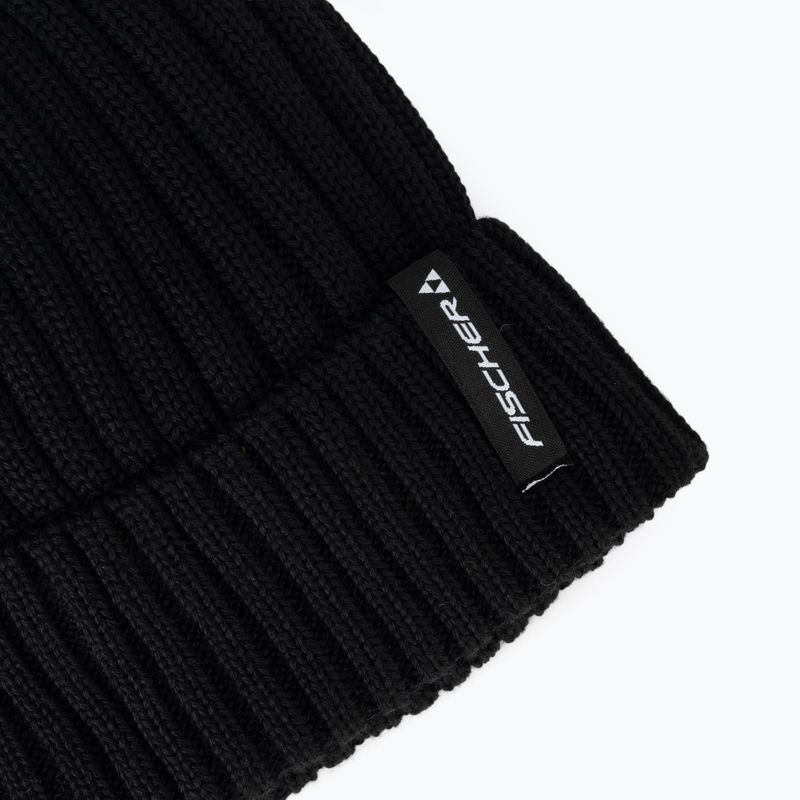 Téli sapka Fischer Logo Beanie black 3