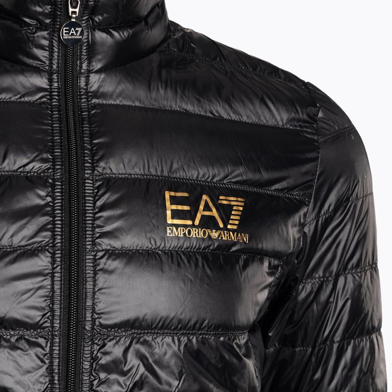Férfi dzseki EA7 Emporio Armani Train Core ID Down Light black/gold logo 8