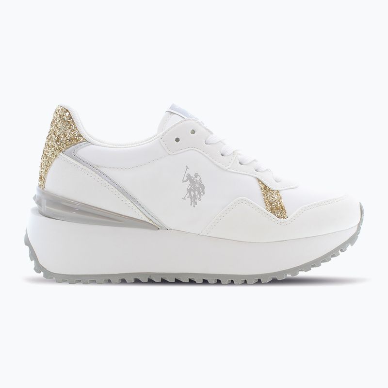 Női cipő U.S. Polo Assn. BAYLE003C fehér/arany 8
