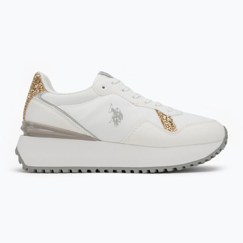 Női cipő U.S. Polo Assn. BAYLE003C fehér/arany 2
