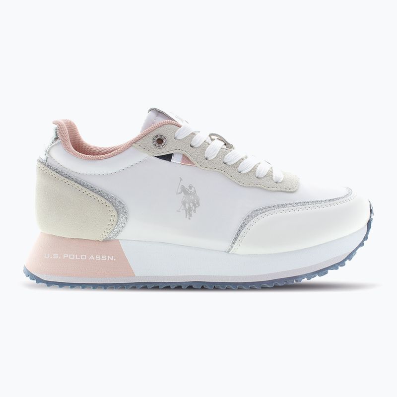 Női cipő U.S. Polo Assn. SACHA007 fehér/rózsaszín