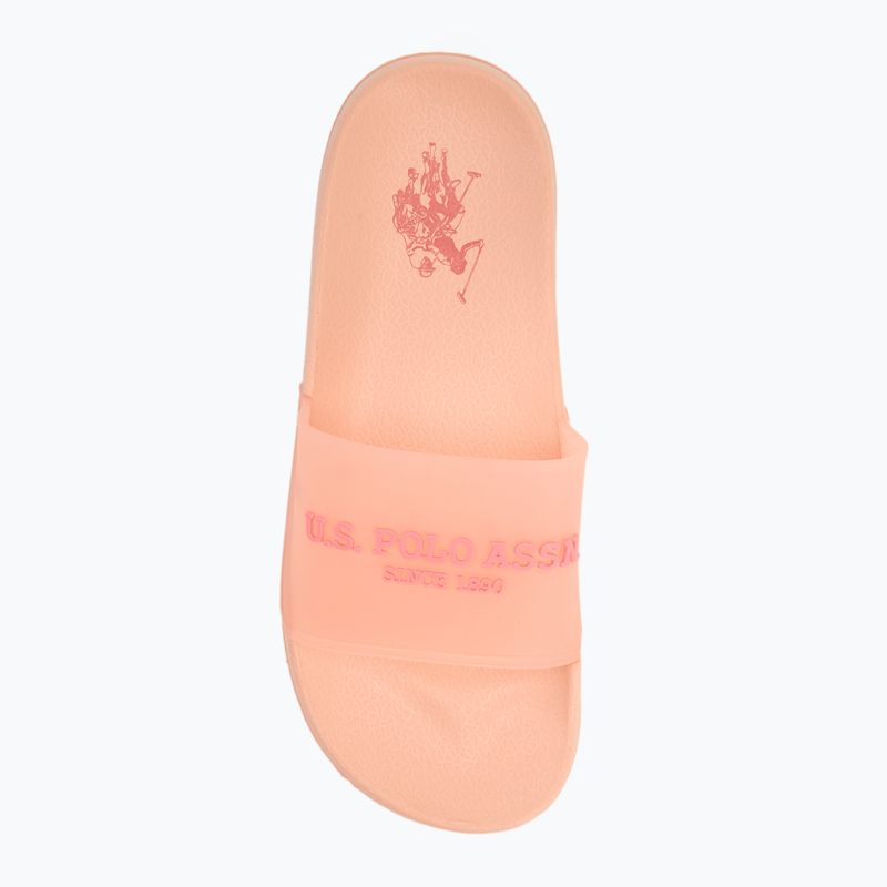 Női flip-flop U.S. Polo Assn. AMAMI009A szamóca/rózsaszín/fehér 5