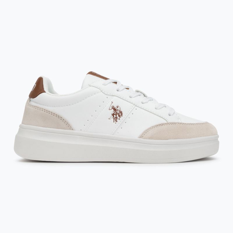 Férfi cipő U.S. Polo Assn. CODY003B fehér/világosbarna 2