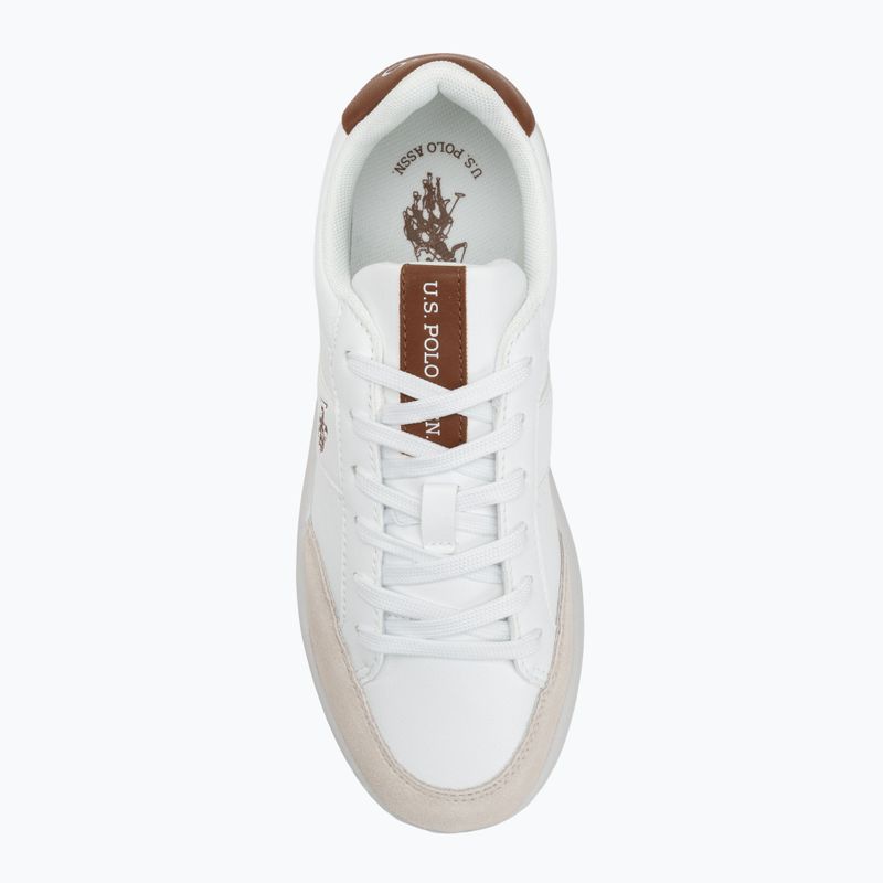 Férfi cipő U.S. Polo Assn. CODY003B fehér/világosbarna 5