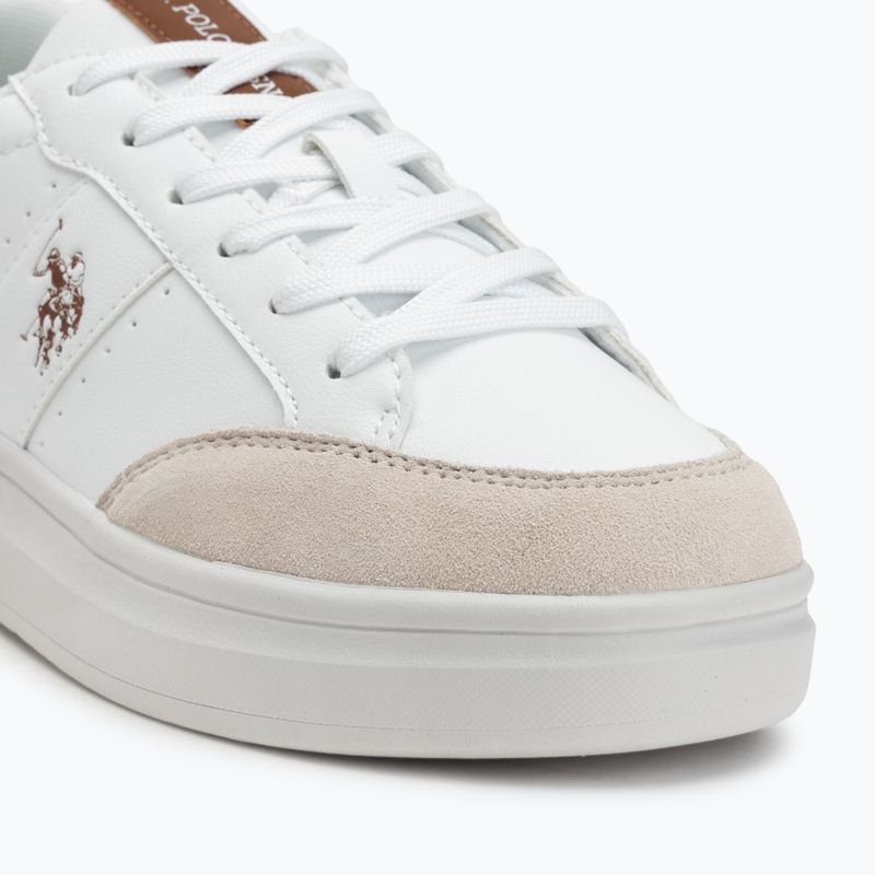 Férfi cipő U.S. Polo Assn. CODY003B fehér/világosbarna 7