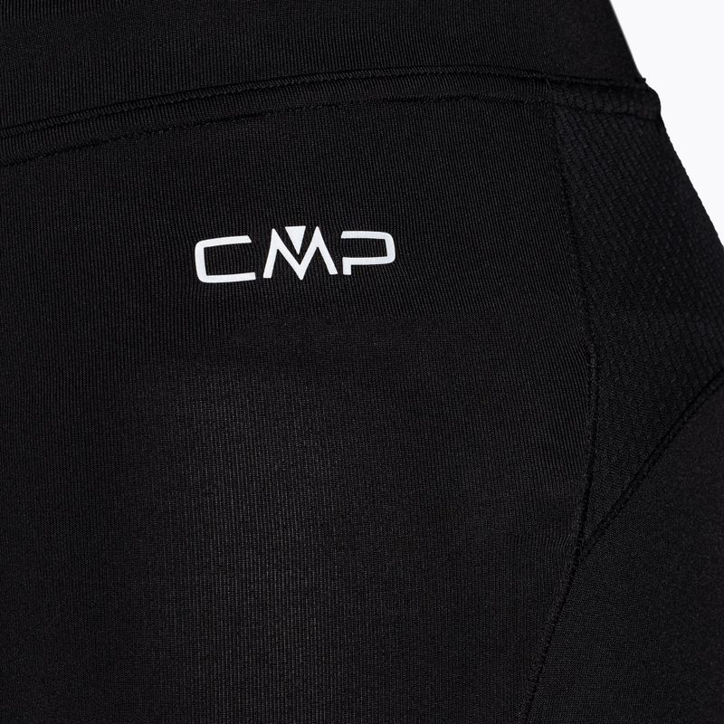 Női 3/4-es CMP futó leggings fekete 3C88376T/65AL 4