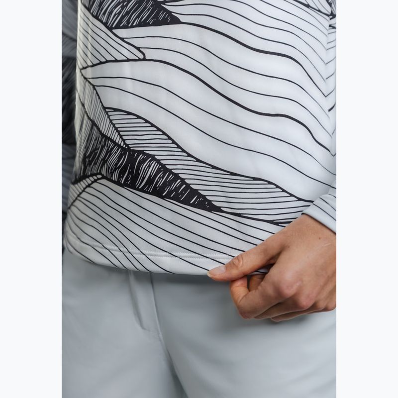 Női pulóver DOTOUT Peaks print outline col/black beauty 3