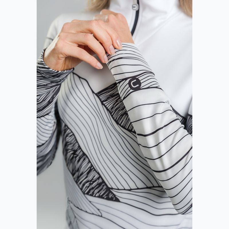 Női pulóver DOTOUT Peaks print outline col/black beauty 4