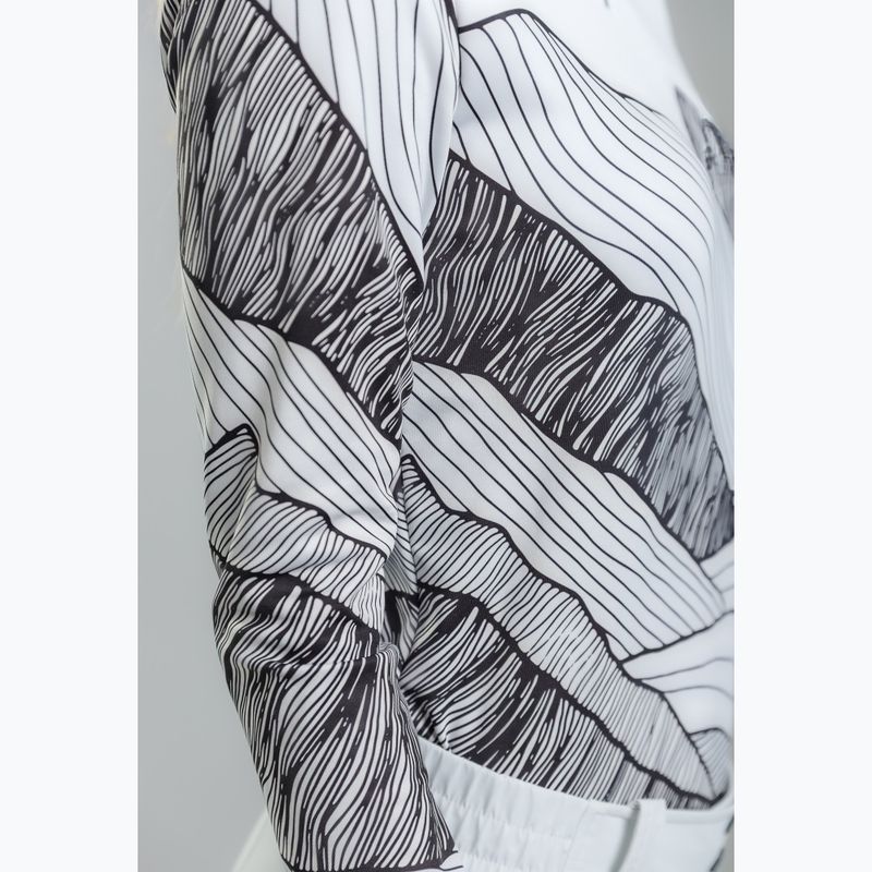 Női pulóver DOTOUT Peaks print outline col/black beauty 7