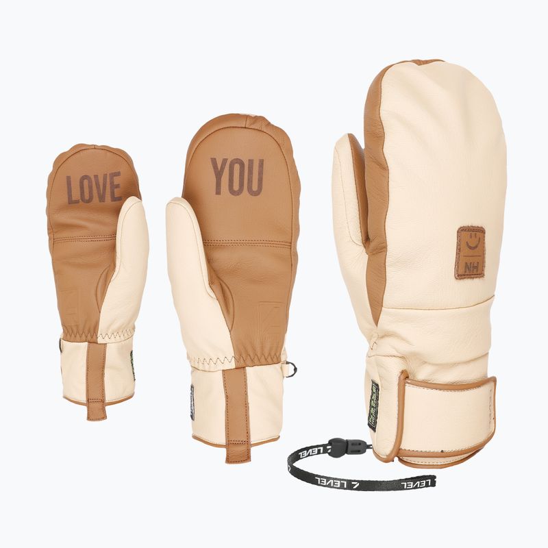 Snowboard kesztyűk Level Rover Mitt beige 2