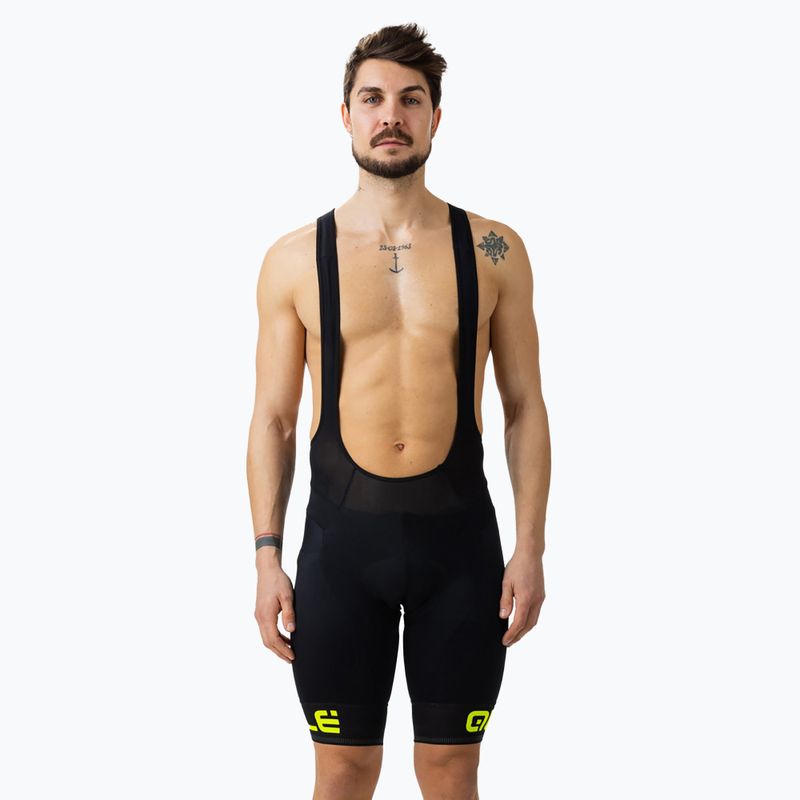 Férfi Alé Corsa Bibshort fekete/sárga L13654018