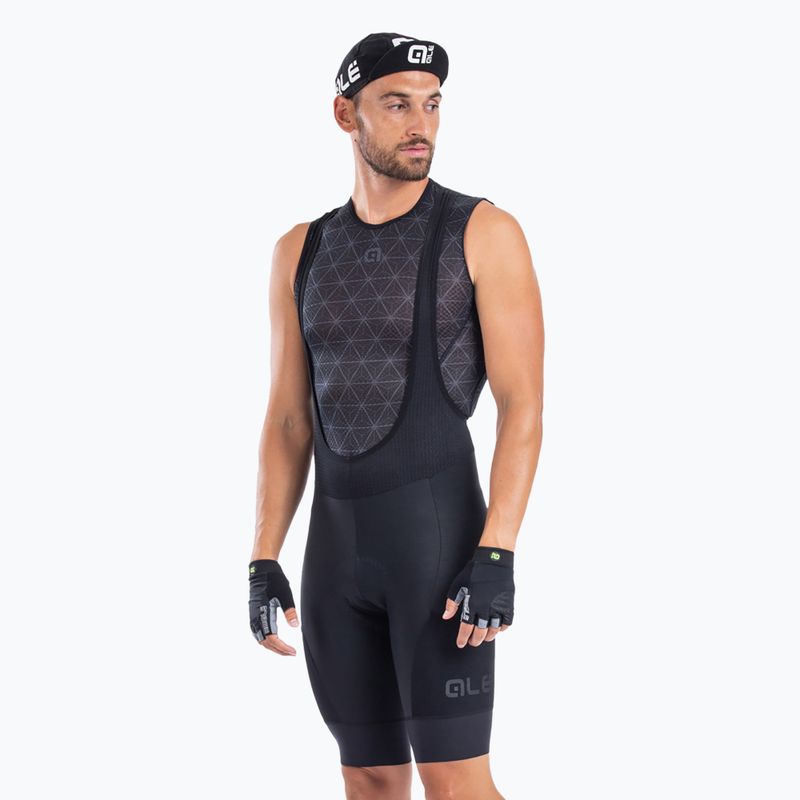 Férfi Alé Stones Cargo Bibshort kerékpáros rövidnadrág fekete L20158401