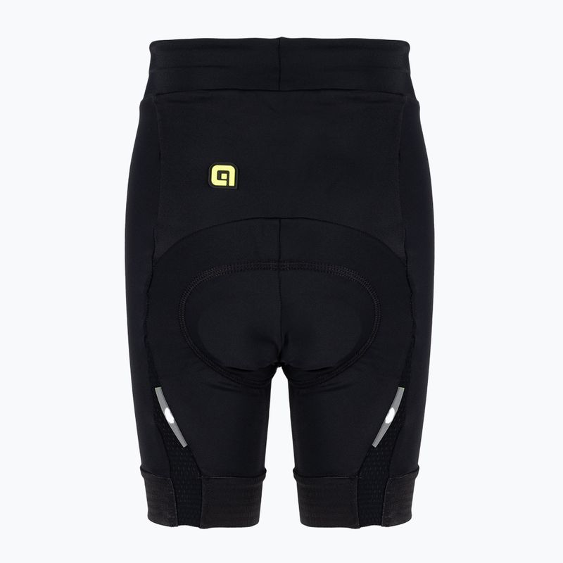 Gyermek kerékpáros rövidnadrág ALÉ Pantalone S/B Bimbo Kid fekete/fehér L21153467 2