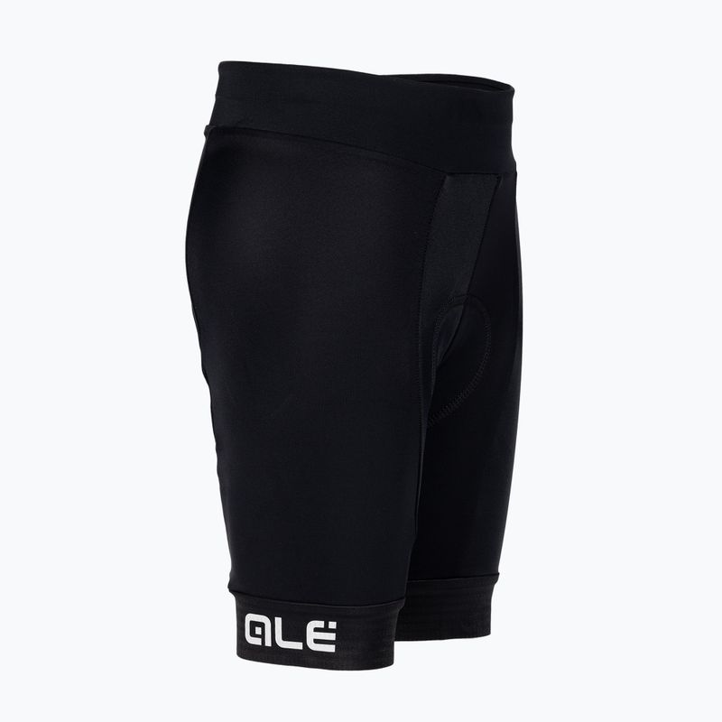 Gyermek kerékpáros rövidnadrág ALÉ Pantalone S/B Bimbo Kid fekete/fehér L21153467 3