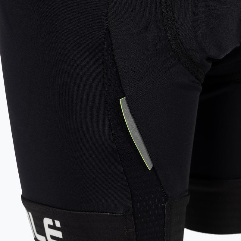 Gyermek kerékpáros rövidnadrág ALÉ Pantalone S/B Bimbo Kid fekete/fehér L21153467 4