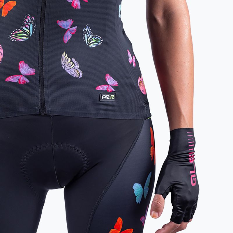 Női kerékpáros mez Alé Maglia Donna MC Butterfly fekete L21169401 7