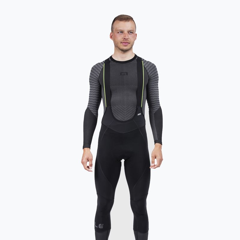 Férfi kerékpáros nadrág Alé Clima Warm fekete L22048401