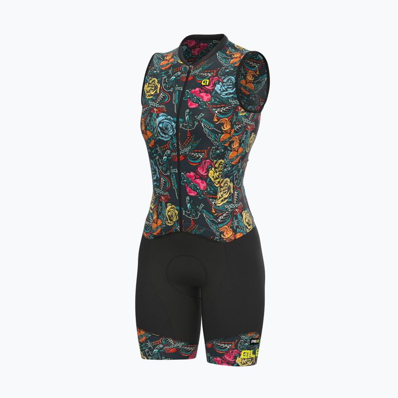 Női triatlon ruha Alé Body SM Donna Tattoo szürke L22156403