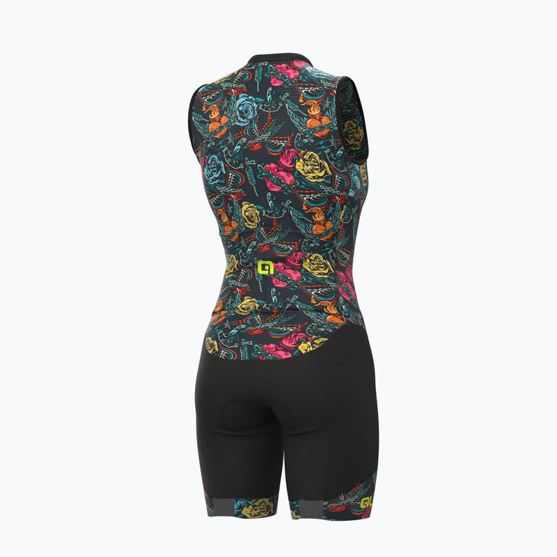 Női triatlon ruha Alé Body SM Donna Tattoo szürke L22156403 2