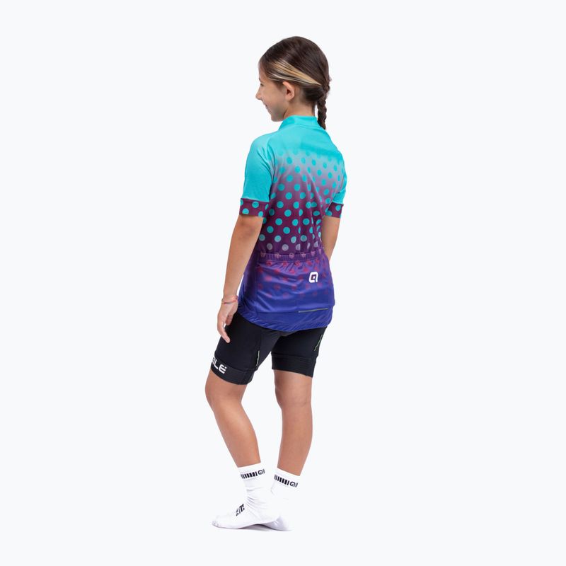 Gyermek Alé Maglia MC Bubble kerékpáros mez kék L22227462 6