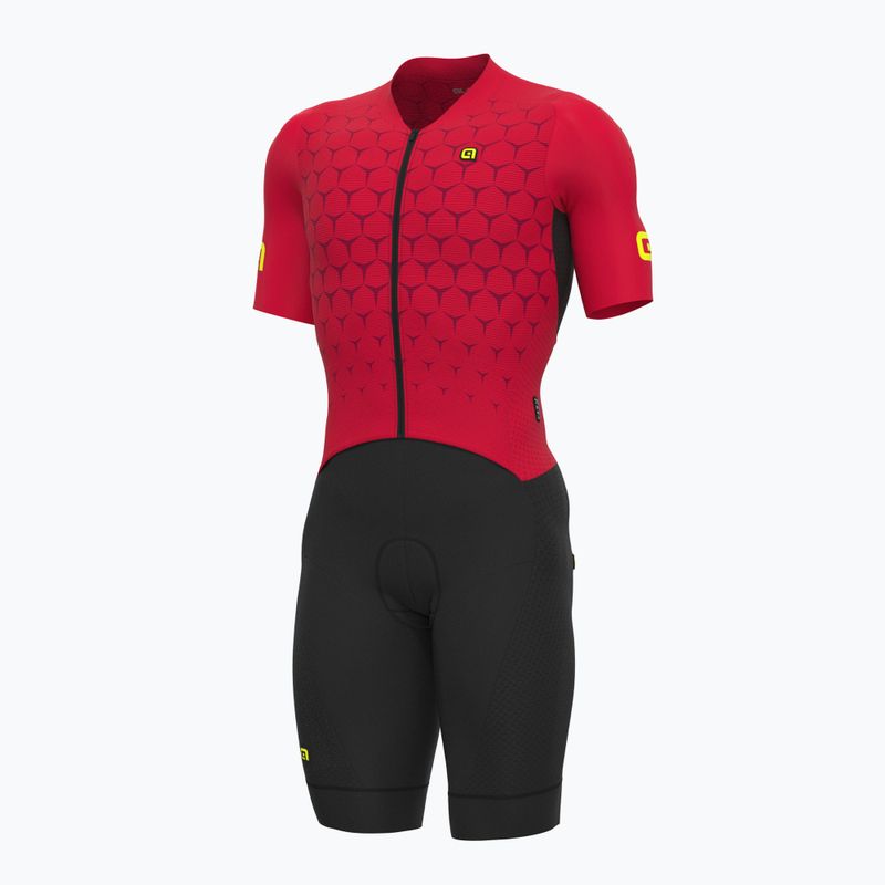 Férfi Alé Body MC Hive triatlonruha piros/fekete L22193405 7