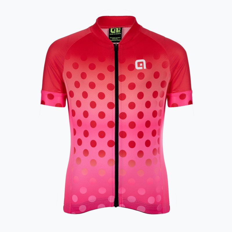 Gyermek Alé Maglia MC Bubble kerékpáros trikó rózsaszín L22227405