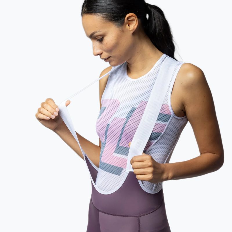 Női kerékpáros rövidnadrág Alé Magic Colour Bibshorts bordeaux 3