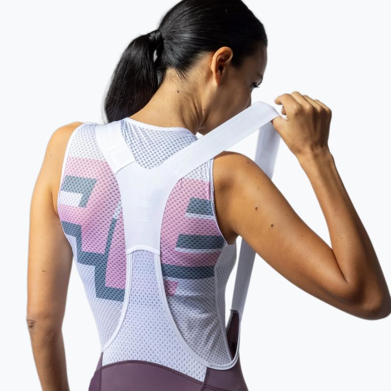 Női kerékpáros rövidnadrág Alé Magic Colour Bibshorts bordeaux 4