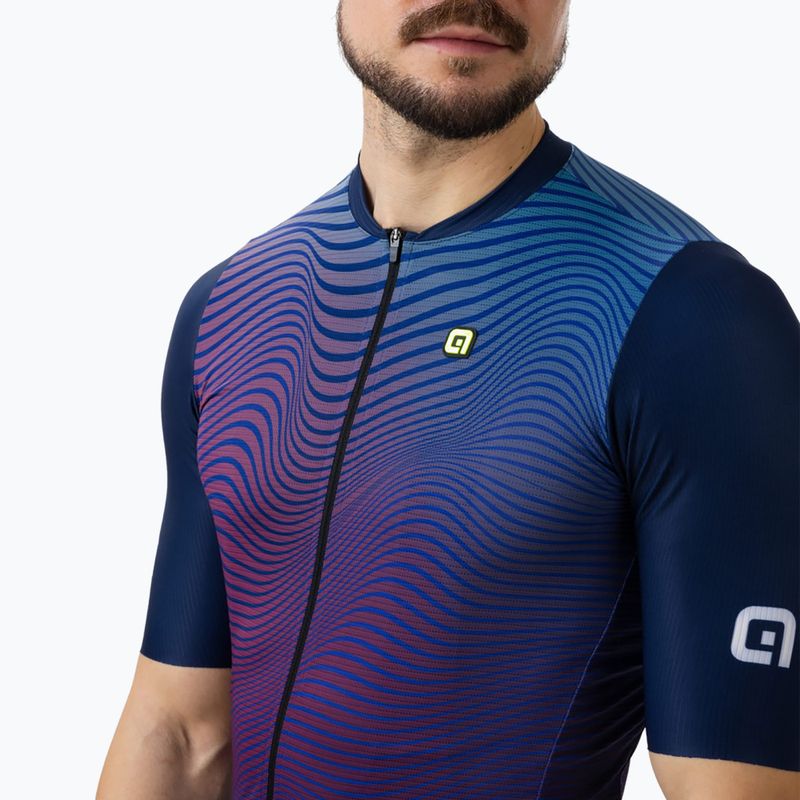 Férfi kerékpáros mez Alé Onda navy blue 3