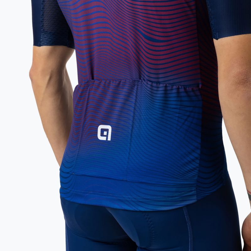 Férfi kerékpáros mez Alé Onda navy blue 5
