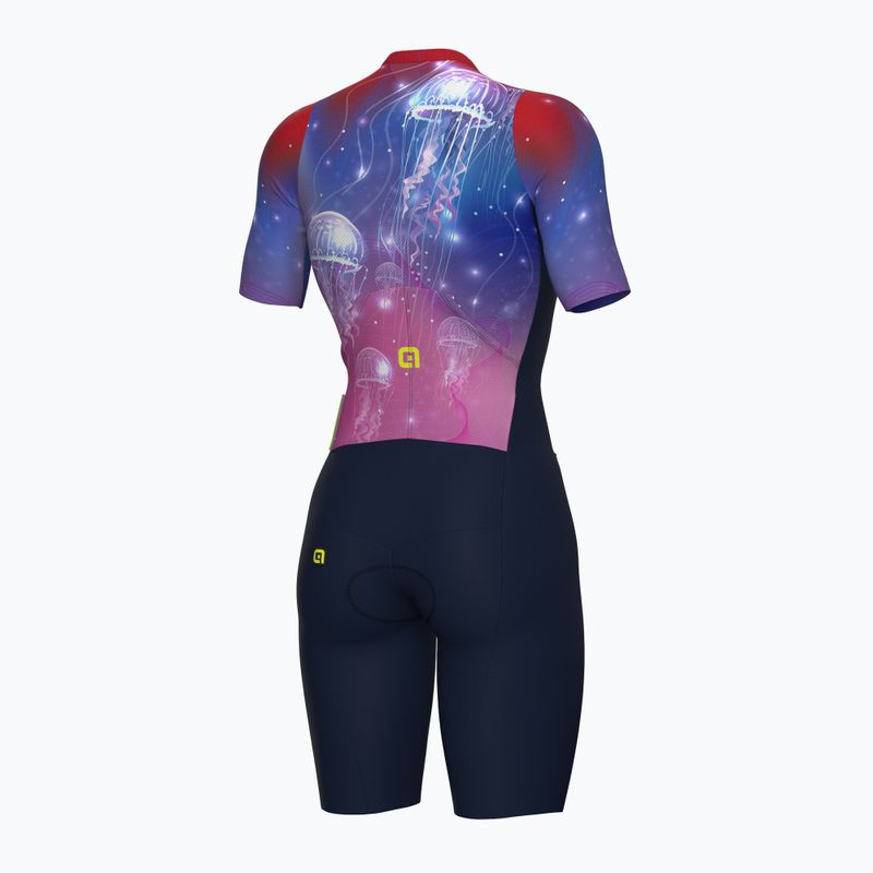 Női Kerékpáros overall Alé Sea blue 8