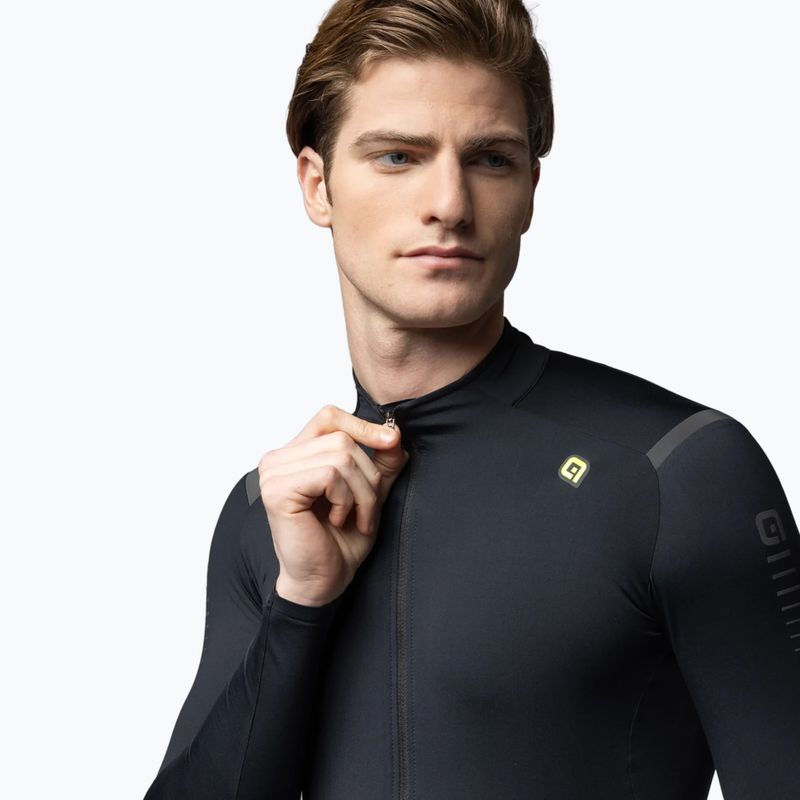 Férfi kerékpáros pulóver Alé Warm Race black 2