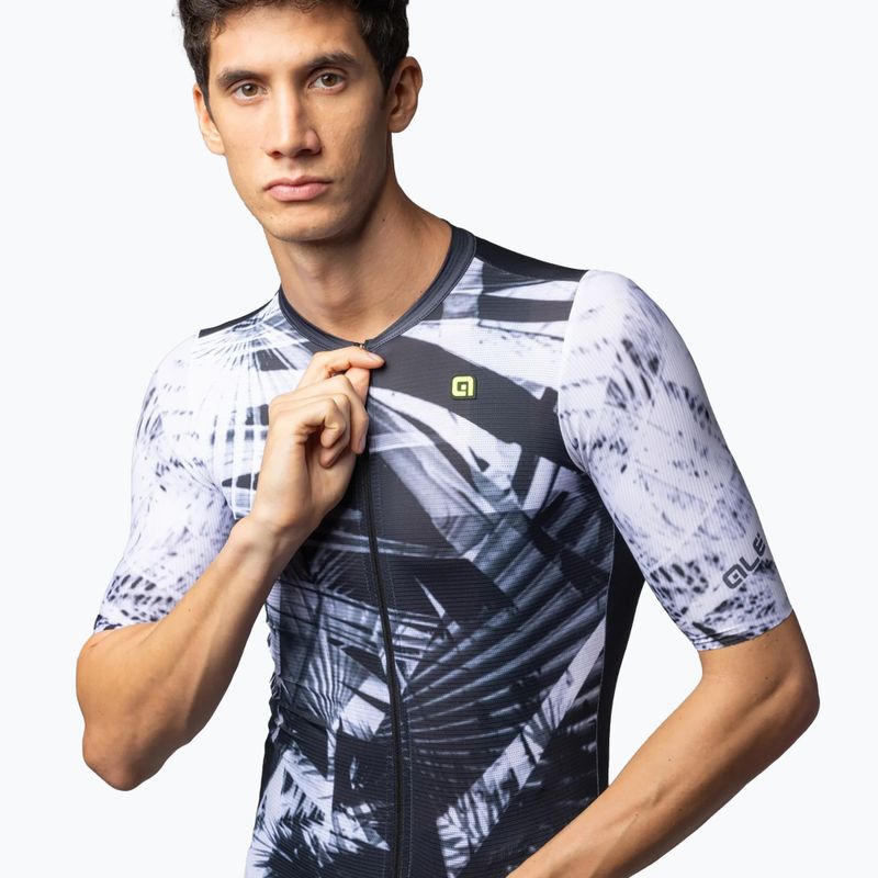 Férfi kerékpáros mez Alé Palm fekete 3