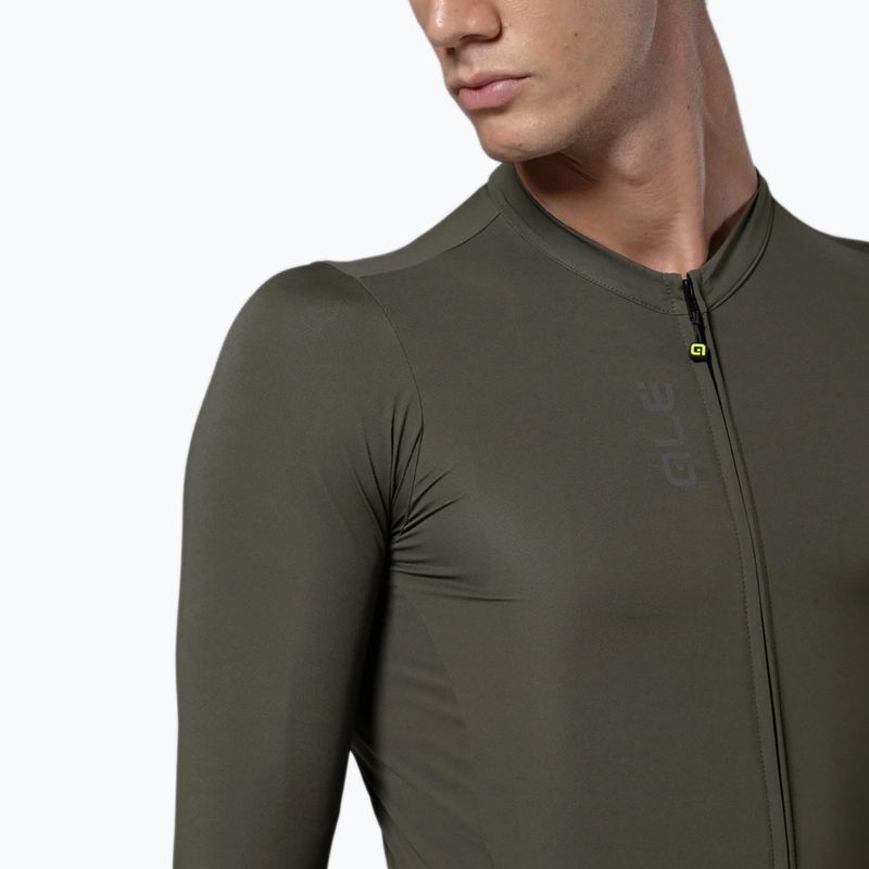 Férfi kerékpáros hosszú ujjú póló Alé Color Block survivor 4