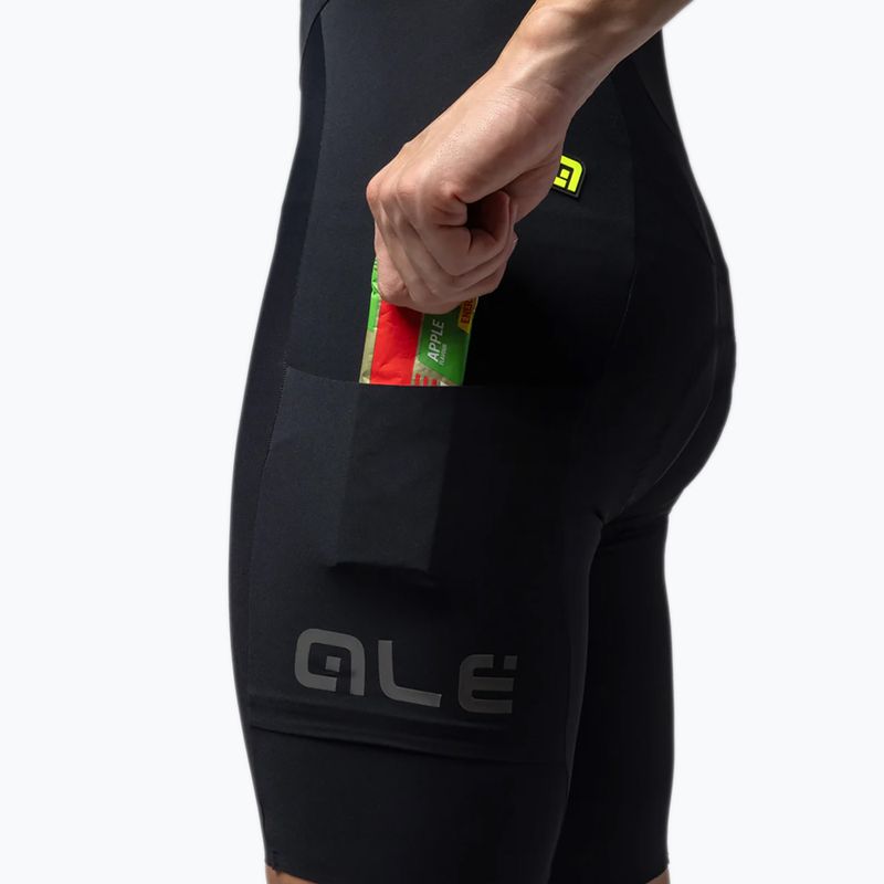 Férfi kerékpáros rövidnadrág Alé Gravel Pro Bibshorts black 5