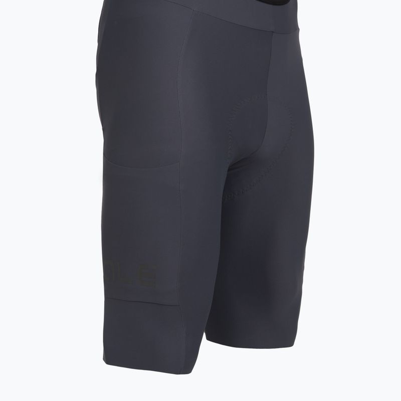 Férfi kerékpáros rövidnadrág Alé Gravel Pro Bibshorts titanium 9